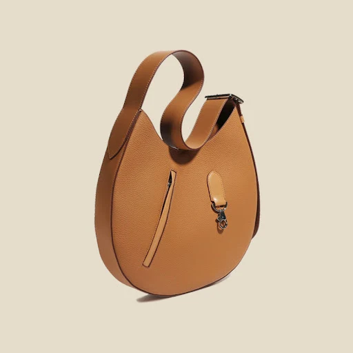 Title 10, Nova Bolsa Feminina de Couro Bovino com Uma Alç...