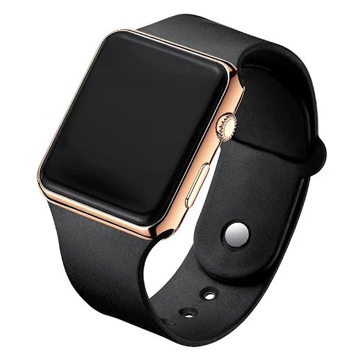 Title 8, Fashion Square LED Digital Electronic Watch, st...