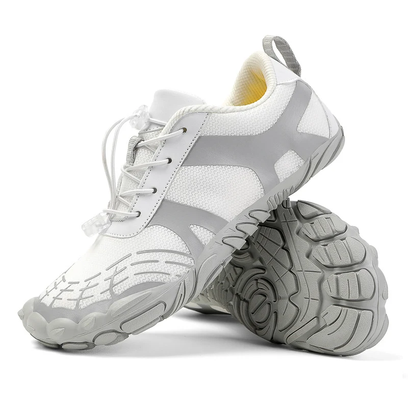 Botas de trilha respiráveis de cinco dedos para atividades ao ar livre, grossas, antiderrapantes e para travessia de rios. Conforto e segurança. — foto 14