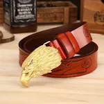 Gold buckle brown
