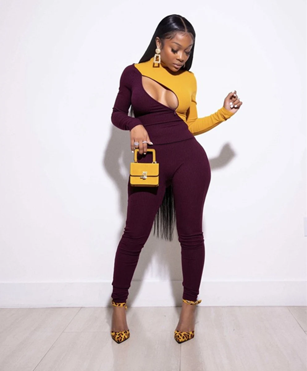 Title 8, Womens colorblock bodysuit for a modern, styli...