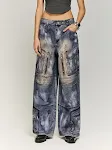 Multi-pocket Inkjet Digital Printing Jeans for Men and Women, Same Pants, providing comfort, style and unique designs fo — photo 3