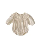 Vestido Onesie Manga Longa com Lapela Grande para Irmãs Conforto e Estilo Unidos Perfeito para brincar e festas em família. Roupa ideal para irmãs — foto 1