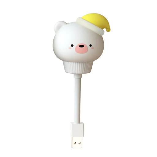 Title 3, USB Cartoon Night Light for Bedroom Bedside wit...