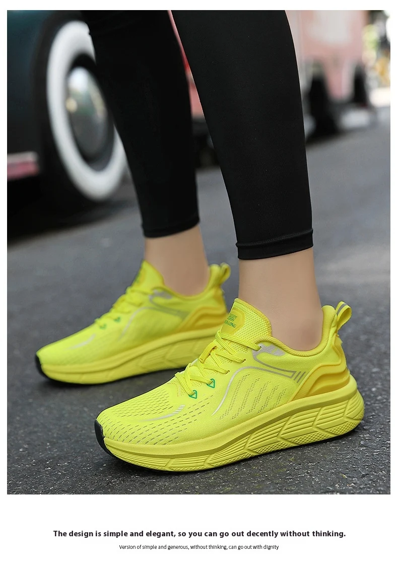 Title 4, Couples Running Shoes Female Breathable Shock A...