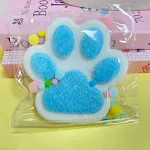 14CM Flocking White And Blue