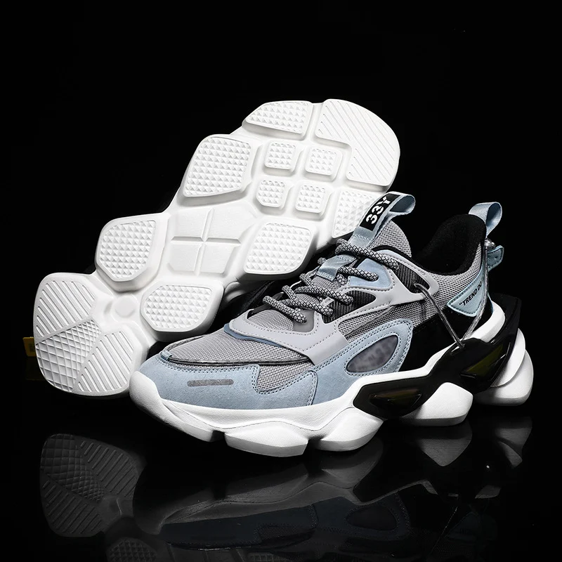 Title 2, Color-matching shoes with thick soles for added...
