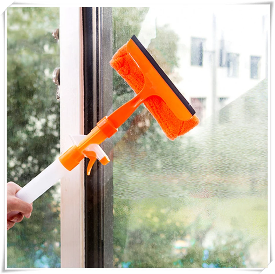 Multifunktionaler Fensterputzer für hohe Fenster Reinigen Sie hohe Fenster einfach und sicher mit diesem ergonomischen, ausziehbaren Wischer — foto 8