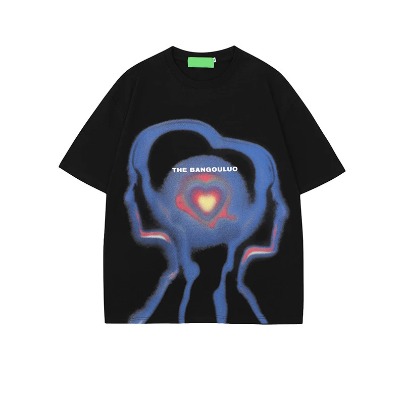 Title 6, T-shirt a maniche corte con motivo stampa alien...