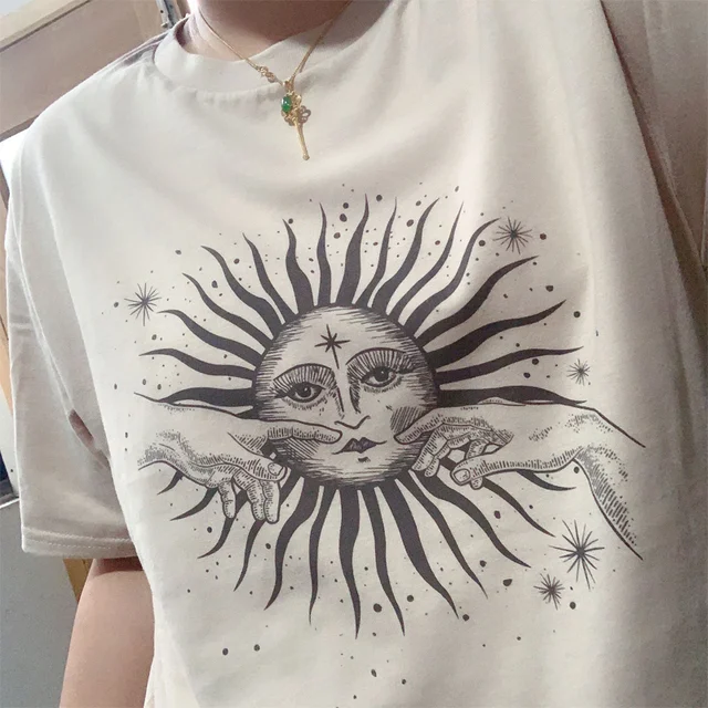 Summer Ladies Round Neck Print Short-Sleeved T-Shirt — photo 3