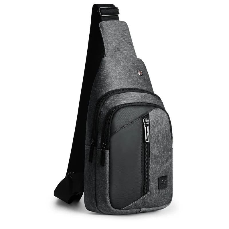 Heren Casual Messenger Bag voor Buiten. Stevige en praktische schoudertas voor dagelijks gebruik en outdoor activiteiten. — foto 1
