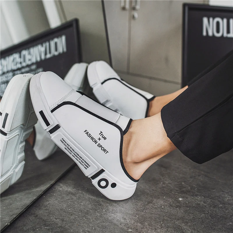 PU Slip-on Lazy Schuhe ohne Absatz für maximalen Komfort und einfaches Anziehen. Ideal für den Alltag und entspannten Stil. Bequem und praktisch. — foto 2