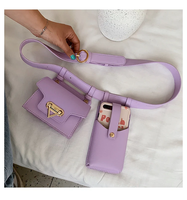 Bolsa transversal de peito moderna e estilosa. Design cruzado, ideal para transportar seus pertences com segurança e praticidade no dia a dia. — foto 4