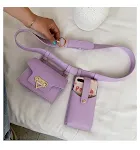 Bolsa transversal de peito moderna e estilosa. Design cruzado, ideal para transportar seus pertences com segurança e praticidade no dia a dia. — foto 4