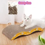 M-Shape Quality Corrugated Paper Cat Scratch Guards Pet Scratching Claw Scraper Cat Products Scratcher Pet Furniture+Fre — photo 2
