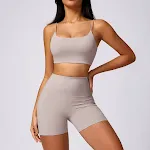 Bra Set Linen Gray