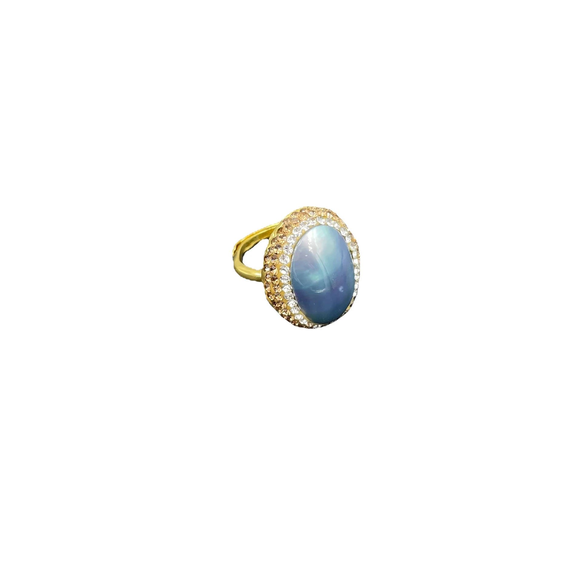 Conjunto de quatro peças Mabe de pérolas naturais do mar profundo, moda luxuosa, beleza e sofisticação para um visual elegante e moderno. — foto 4