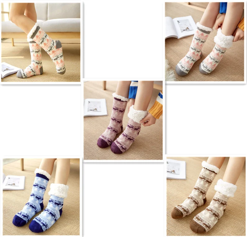Coral fleece floor socks for ultimate comfort. Super soft and cozy, perfect for keeping your feet warm and relaxed at ho — photo 4