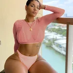 Bikini de 3 piezas verde neón para mujer Conjunto de traje de baño sexy Manga larga Cintura alta Corte alto Perfecto para la playa y piscina — foto 4
