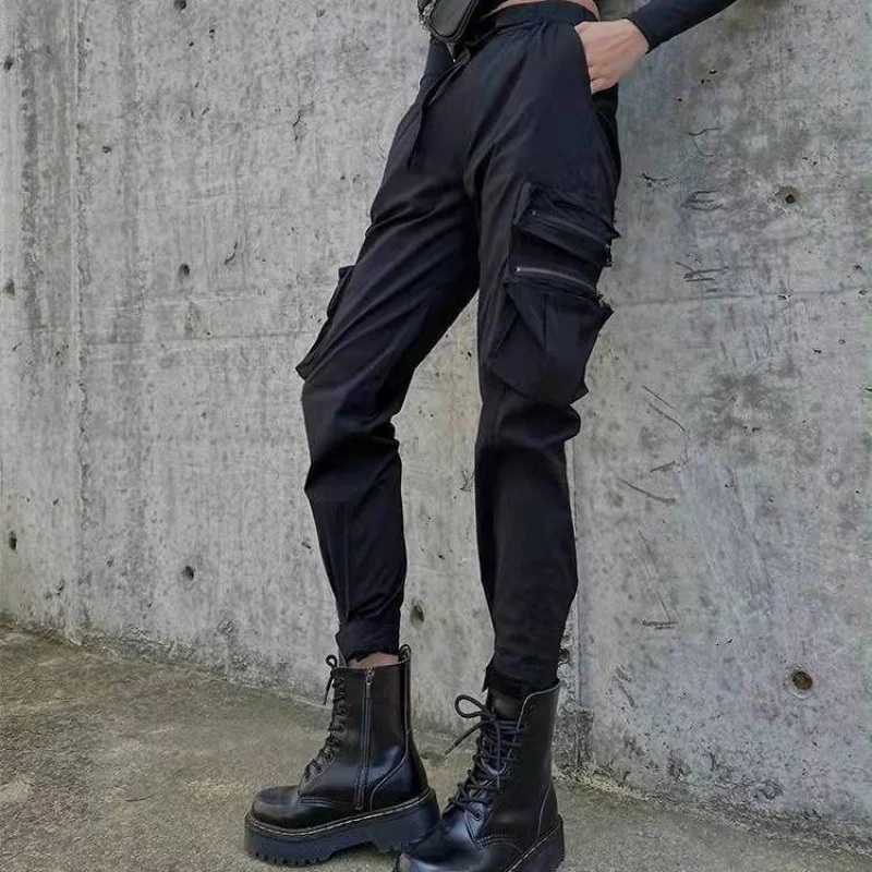 Women's Motorcycle Style Slim High Waist Waistband Pants. Small fit. Flattering silhouette, stylish, and perfect for a c — photo 6