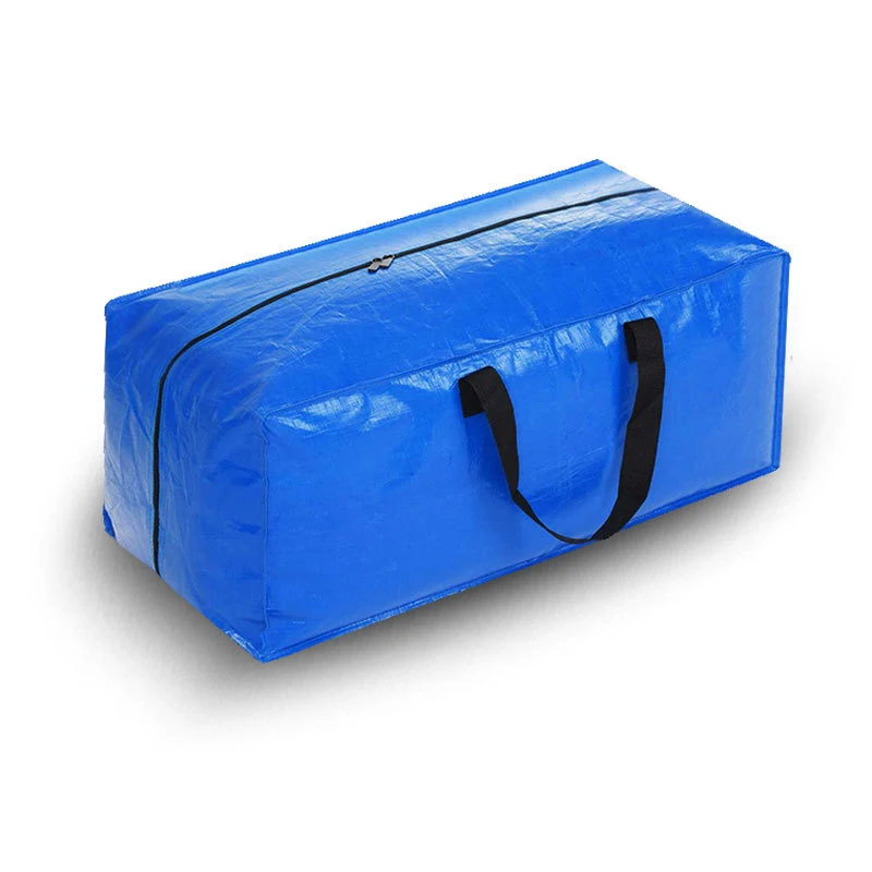 Bolsa de tecido PE de grande capacidade para mudanças, transporte e armazenamento. Resistente, espaçosa, e reutilizável, ideal para tudo. — foto 1