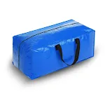 Bolsa de tecido PE de grande capacidade para mudanças, transporte e armazenamento. Resistente, espaçosa, e reutilizável, ideal para tudo. — foto 1