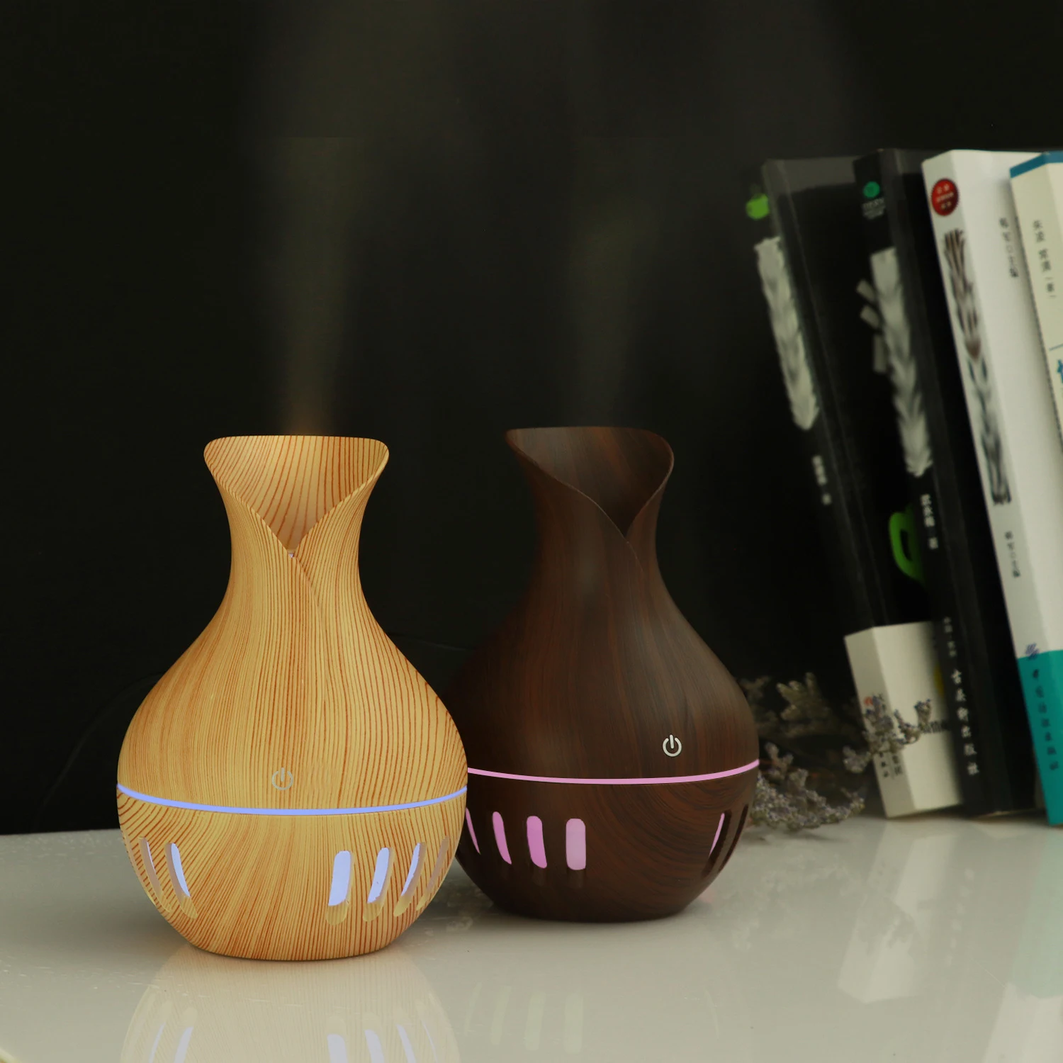 Title 3, Hollow Colorful Mini USB Humidifier Enjoy fresh...