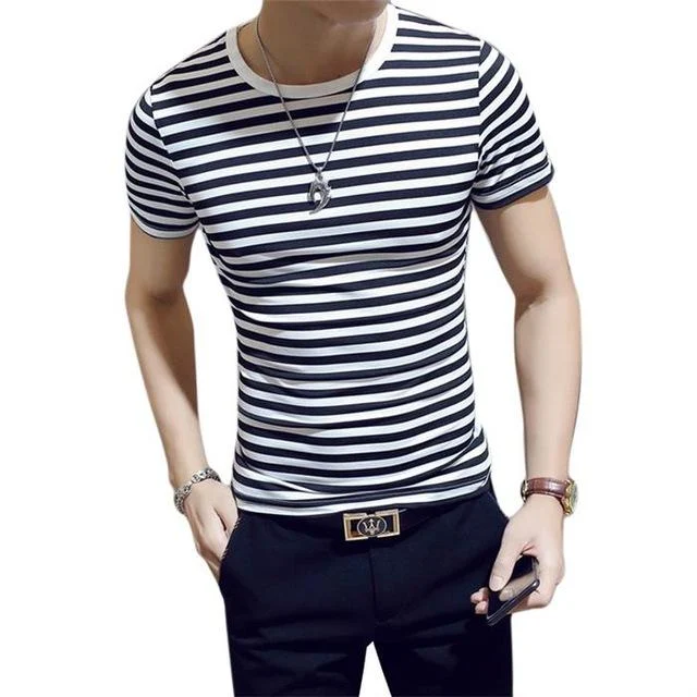 Men's O-Neck Short-Sleeved Tee for everyday wear, providing comfort and breathability. A versatile and essential wardrob — photo 1