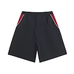 Shorts esportivos casuais masculinos com costura contrastante. Conforto e estilo para seus treinos e atividades diárias. Perfeitos para o verão. — foto 10