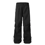 Pantaloni Casual da Lavoro Paracadutista Dritti Caviglia Legata Comodi e Resistenti per l'Uso Quotidiano Stile Versatile Perfetti per Ogni Attività — foto 5