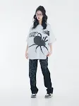 Niche Spider Printed Short-sleeved T-shirt For Men And Women — photo 31