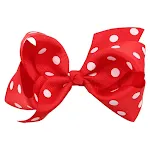 Big red and white dots