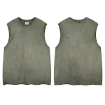 Washed and Worn Old Men's T-shirt Vest. Comfortable and stylish for everyday wear, offering a vintage look and feel. Per — photo 7