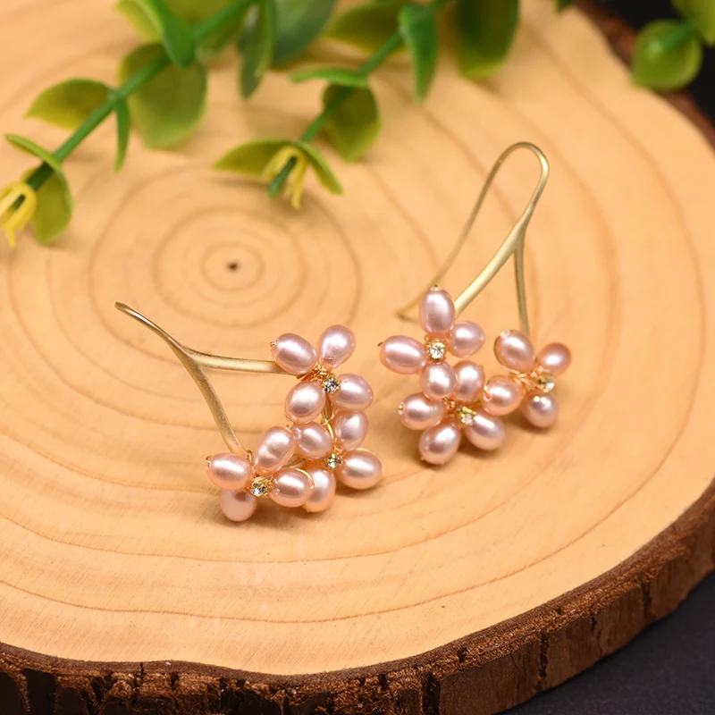 Orecchini Originali Perle Naturali d'Acqua Dolce Fatti a Mano Eleganza senza tempo per un look sofisticato, perfetti per occasioni speciali ed eventi eleganti — foto 6