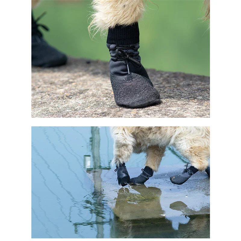 Title 3, 4Pcs Fashion Non-slip Outdoor Solid Color Dog S...