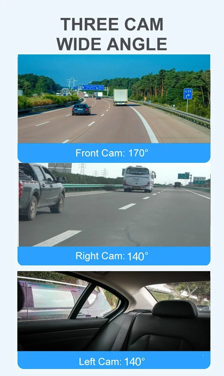 Title 3, Dash Cam 1080p HD Visione Notturna Grandangolo ...