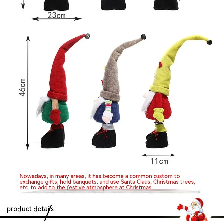 Title 10, Enfeites de Natal Boneco Rudolf em Pé, Conjunto...