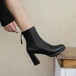 Summer Korean Style Fashion Boots with Thin Thick Heels and Large Sizes. Comfortable and stylish footwear for any occasi — photo 6