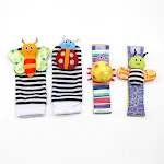 Pulseira de relógio para bebês, segurança e tranquilidade. Prenda o pulso e a mão do bebê. Inclui meias e pulseiras para as mãos. — foto 5