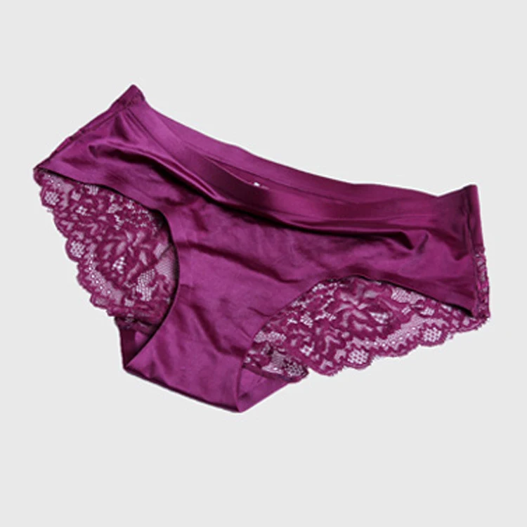 Luxury Pearlescent Cloth Lace Stitching Sexy Panties, Designed for a Sensual and Elegant Fit, Stunning — photo 8