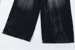 Men's Hip Hop Trendy Design Wash Straight-leg Trousers - Comfortable & Stylish Jeans for Everyday Wear. Elevate Your Str — photo 6