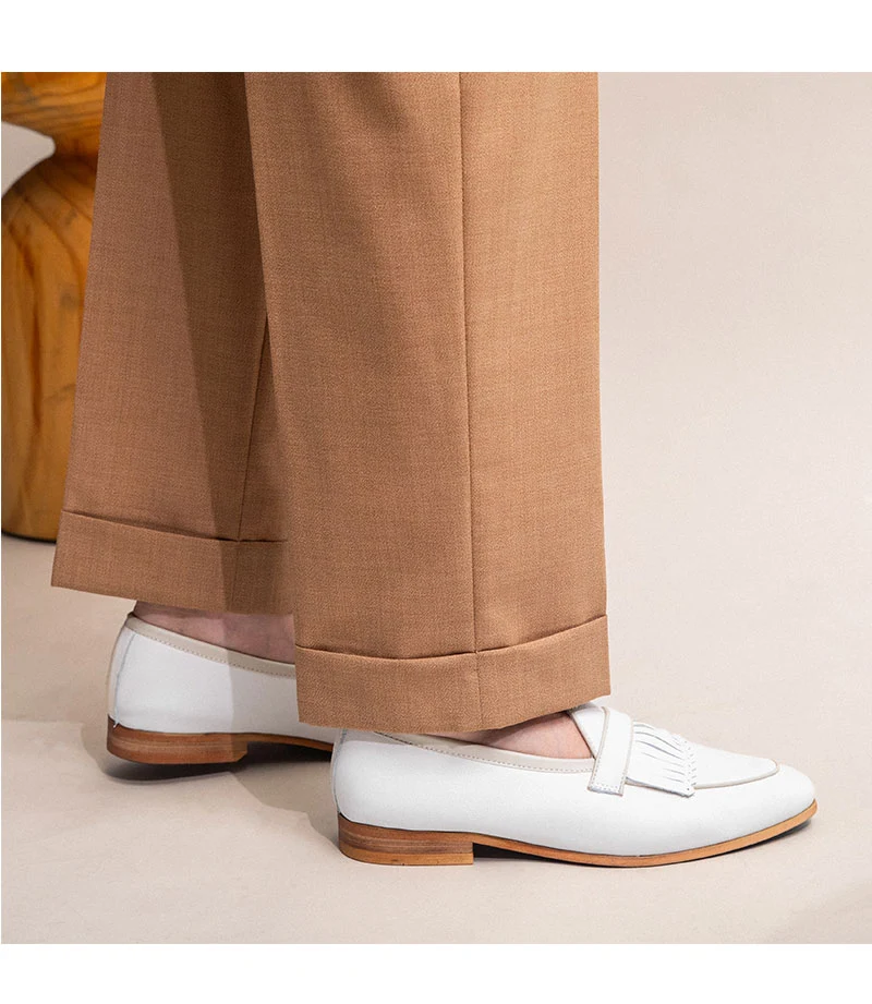 Square Toe Loafers for Men Stylish Comfort. Experience timeless elegance with these classic loafers, designed for ultima — photo 3
