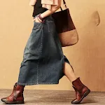 Denim Midi Dress