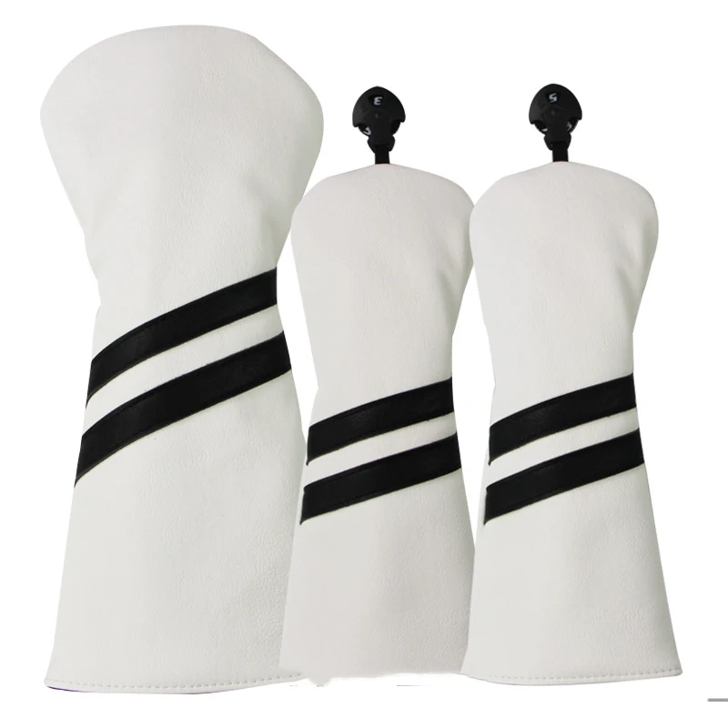 Title 6, New Wood Club Cover Double Stripe Premium Golf ...