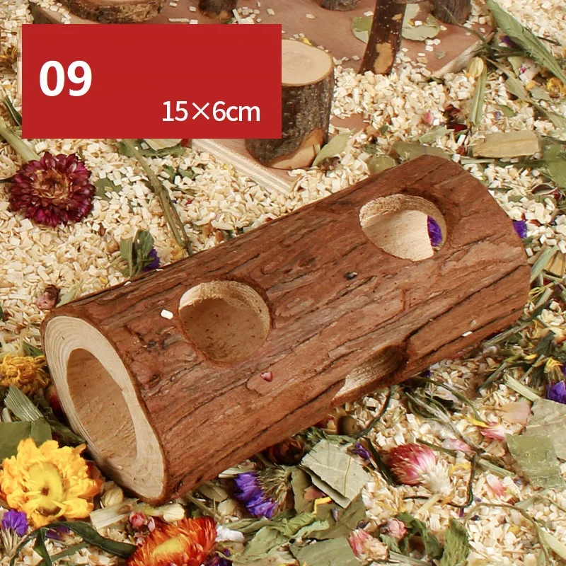 Hamster Natural Wooden Fence Landscaping Platform Swing Toy, providing a safe and stimulating environment for exercise a — photo 5