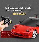 Carro de Controle Remoto 2.4G NSX Drift com Luz de Giro Brinquedo RC Derrapagem Domine a arte do drift com controle preciso e diversão garantida — foto 4