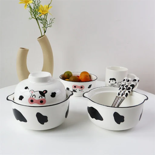 Title 6, Instant Noodle Bowl With Lid for Home Breakfast...