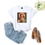Women's printed short-sleeved T-shirt for everyday wear comfortable and stylish lightweight breathable fabric perfect fo — photo 15