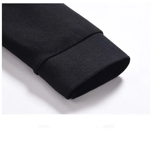 Title 6, Camisa Polo de Negocios Manga Larga Cuello Sola...