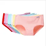 Mid-waist seamless solid color thin triangle shorts, providing comfort and a discreet fit under clothing. Perfect for ev — photo 8